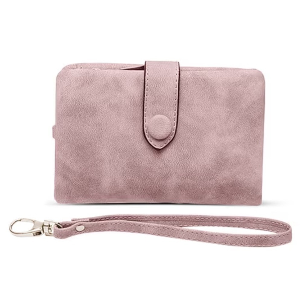 INKMILAN WOMAN’S SMALL FAUX LEATHER FASHION COMPACT BIFOLD WALLET